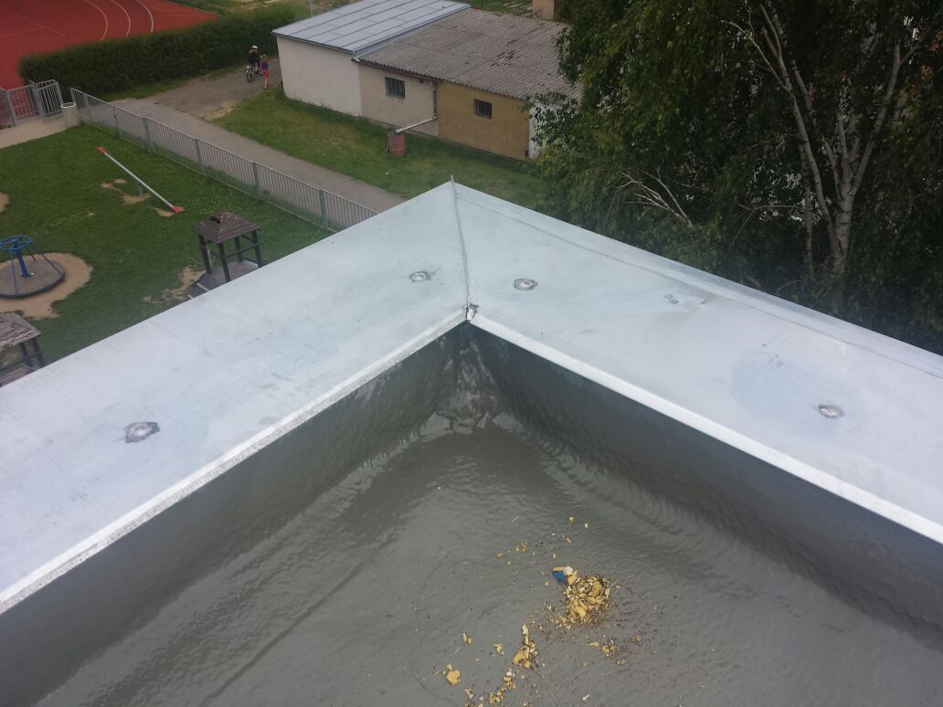 Hotová izolace ploché střechy
